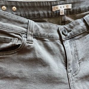 Cabi Denim Gray Skinny Jeans Womens Size 10